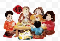 年夜饭漫画,漫画里的温馨时刻